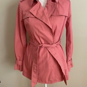 Talbots Pink Trenchcoat